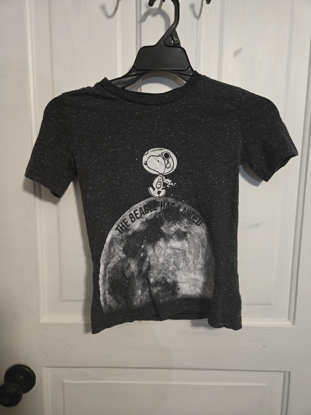 jumping beans Charcoal/Speckled Snoopy Moon Graphic Tee